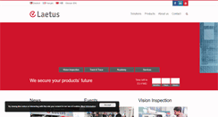 Desktop Screenshot of laetus.com